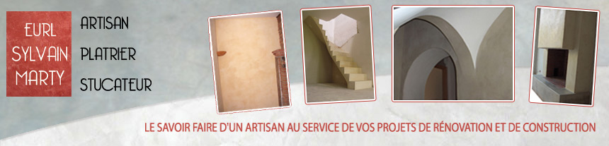 Artisan Platrier : Escalier voute sarrasine, Platre, Chaux, Staff, Tadelakt, Beton cire, Decoration - Sylvain MARTY, Toulouse, Comminges